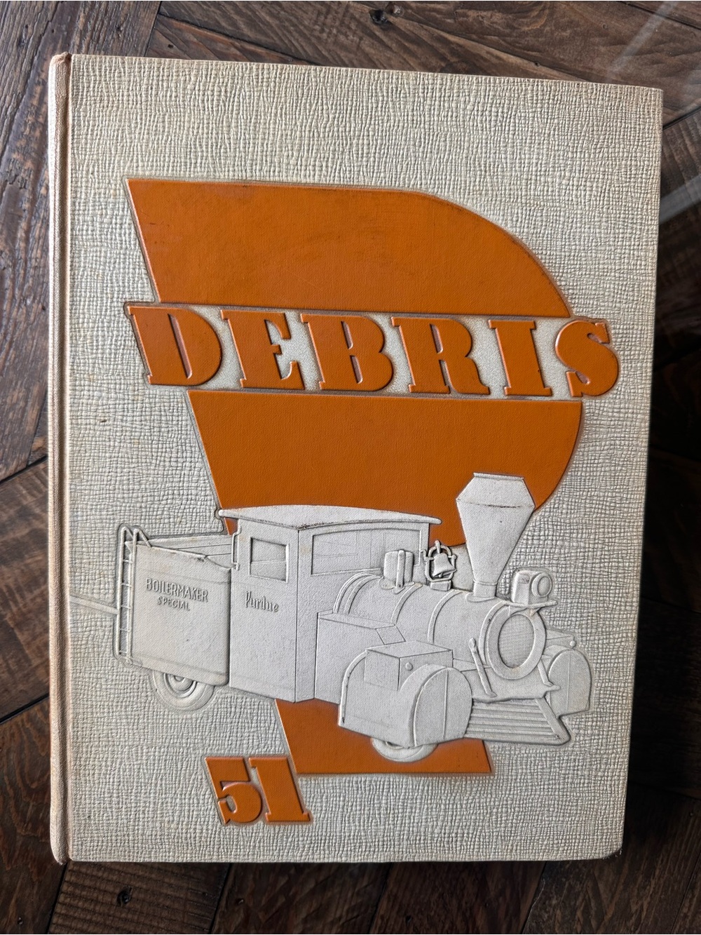 Vtg Hardcover 1951 Debris Purdue University West Lafayette Indiana Yearbook